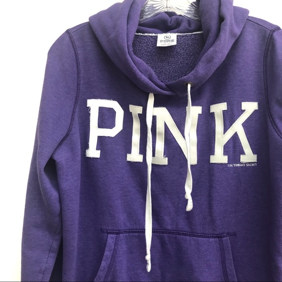 PINK Victoria's Secret Tops - Pink Sweatshirt w/Hoodie M